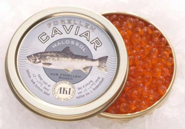 AKI PRESTIGE Forellen CAVIAR Malossol